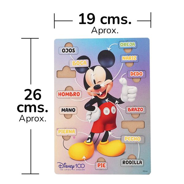 Juego-de-Mesa-Partes-del-Cuerpo-Mickey-Mouse-Disney-100---12-Piezas