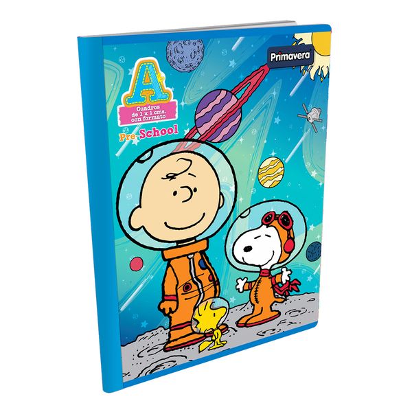 Cuaderno-Cosido-Pre-School-A-Peanuts-Snoopy---Charlie-Brown-Astronautas