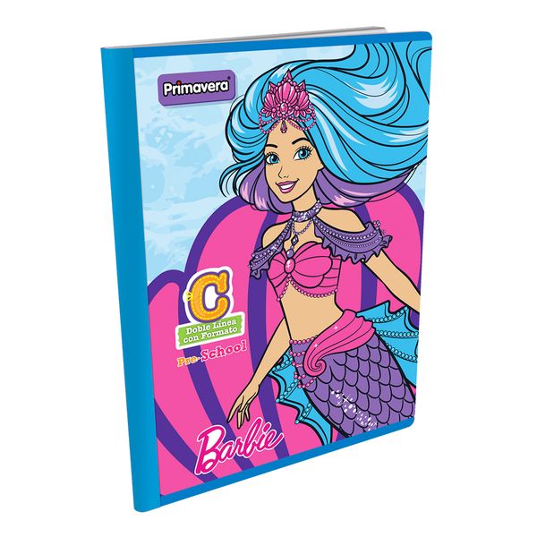 Cuaderno-Cosido-Pre-School-C-Barbie-Sirena-Morado