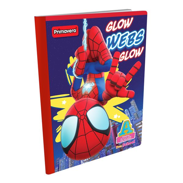 Cuaderno-Cosido-Pre-School-A-Spidey-Glow-Webs-Glow