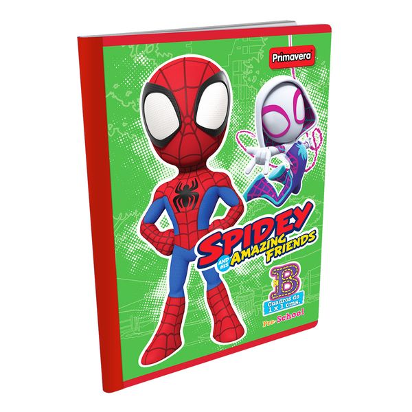 Cuaderno-Cosido-Pre-School-B-Spidey-con-Spider-Gewn