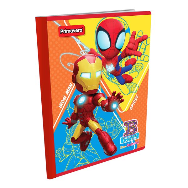 Cuaderno-Cosido-Pre-School-B-Spidey-con-Iron-Man