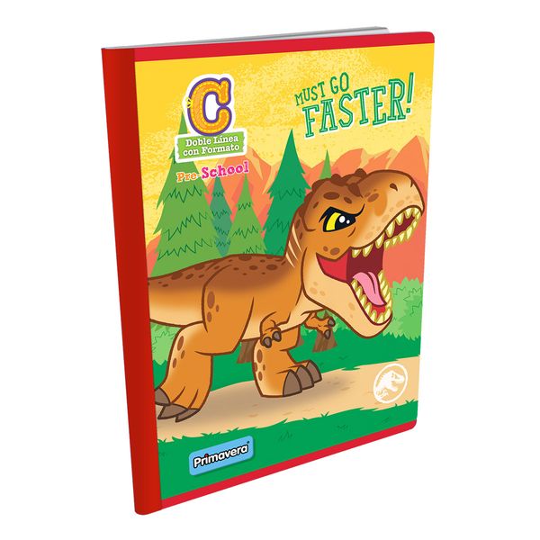 Cuaderno-Cosido-Pre-School-C-Jurassic-World-Must-Go-Faster