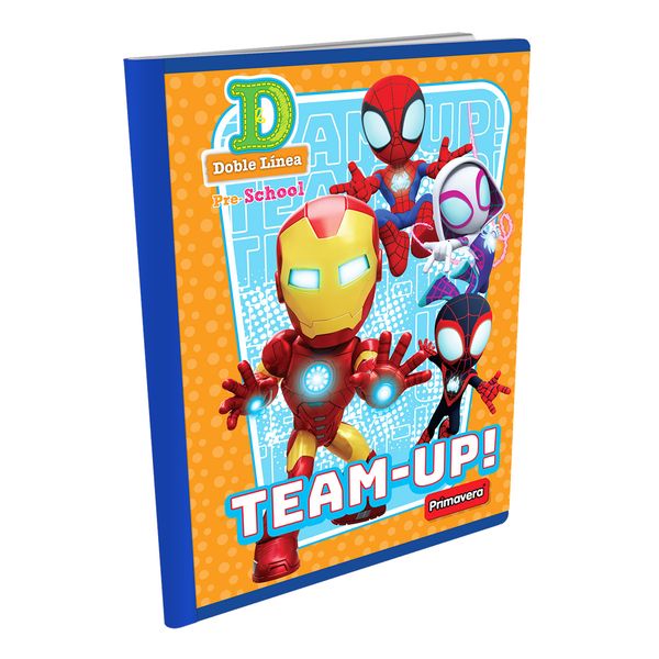 Cuaderno-Cosido-Pre-School-D-Spidey-Team-Up-with-Iron-Man