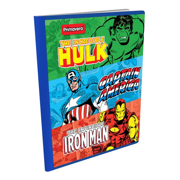 Cuaderno-Cosido-Marvel-Comics-Hulk-Capitan-America---Iron-Man