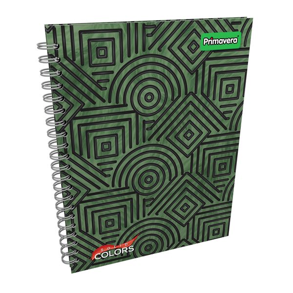 Cuaderno-Argollado-Grande-Pasta-Dura-Solid-Colors-Geometric-Verde