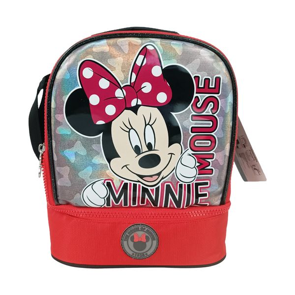 Lonchera-Premium-Minnie-Mouse-Fondo-Rojo---Gris