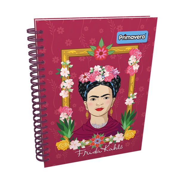 Cuaderno-Argollado-Pasta-Dura-Frida-Kahlo-Flowers