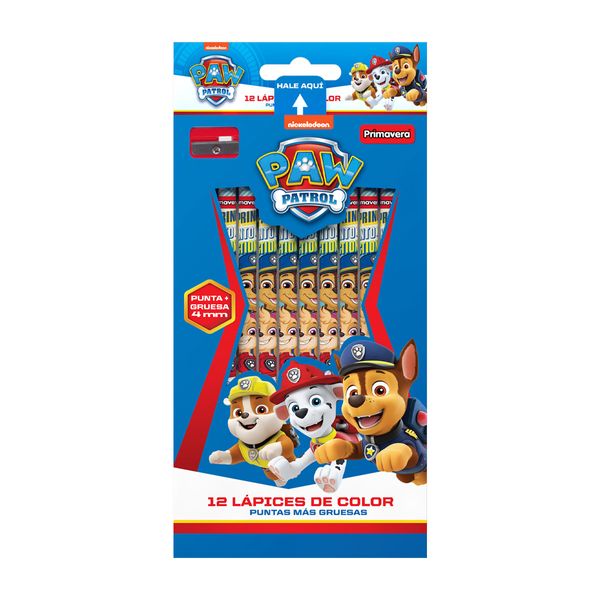 Nueva caja de colores de Paw Patrol l Tiendas Primavera - papelesprimavera