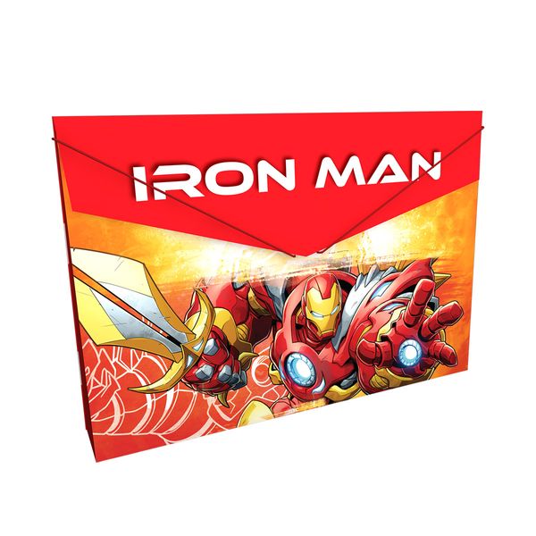 Carpeta-Plastica-Fuelle-Iron-Man-en-Batalla