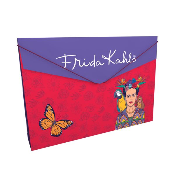 Carpeta-Plastica-Fuelle-Frida-Kahlo-Mariposas