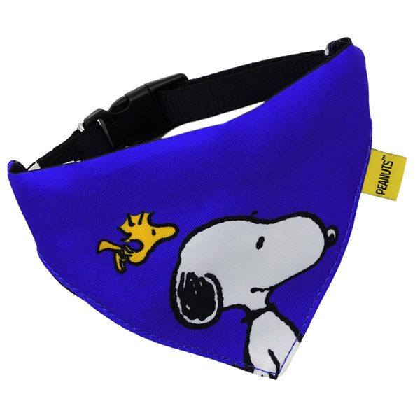 Pañoleta-Collar-para-Mascota-Snoopy-y-Woodstok-Azul
