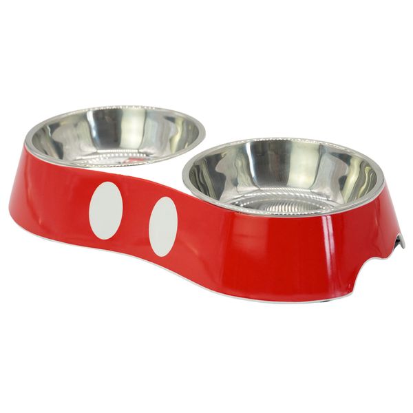Plato-Doble-para-Mascota-Mickey-Mouse-Smiling