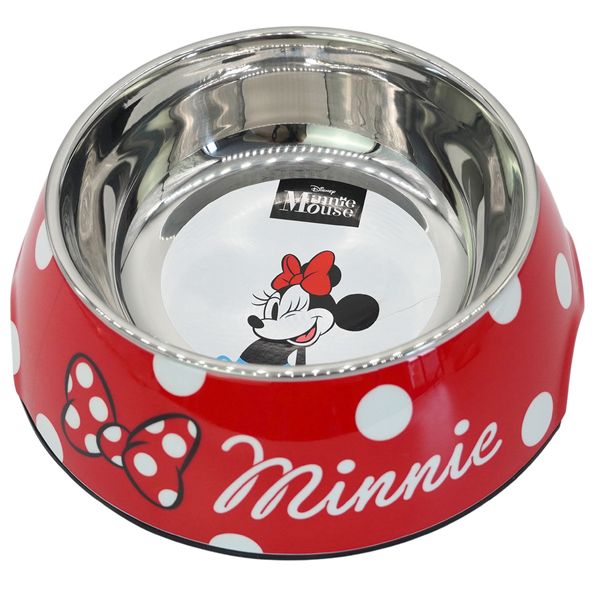 Plato-para-Mascota-Minnie-Mouse-Love