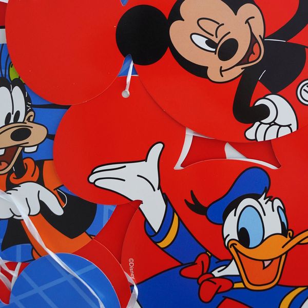 Letrero-Feliz-Cumpleaños-Mickey-Mouse-Pluto-Goofy-y-Donald