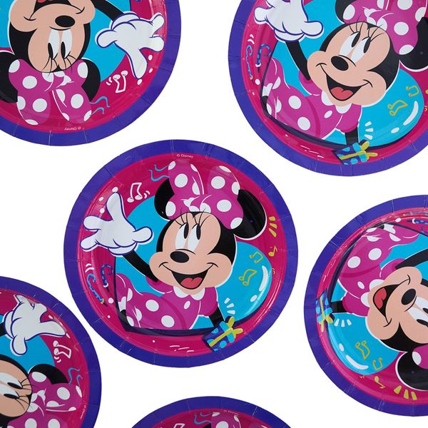 Plato-para-Fiesta-Minnie-Mouse-Happy-x-10