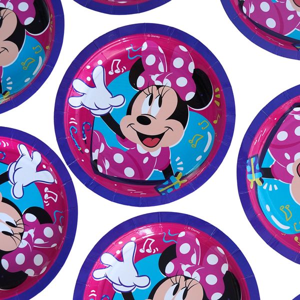 Plato-para-Fiesta-Minnie-Mouse-Happy-x-10