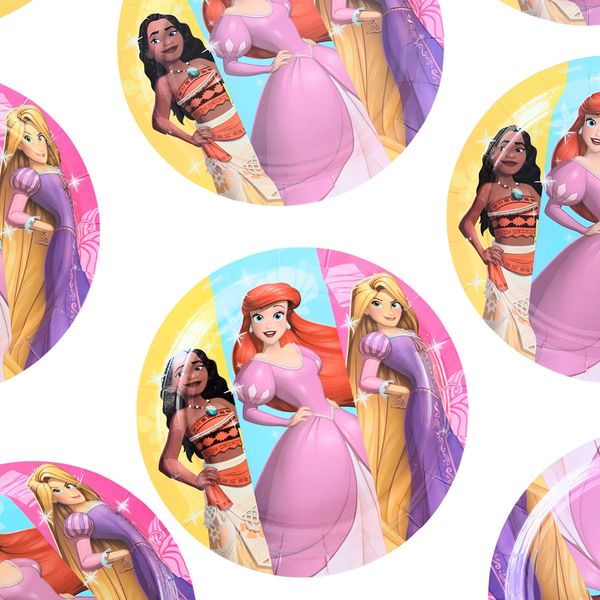 Plato-para-Fiesta-Princesas-Moana-Ariel-y-Rapunzel-x-10