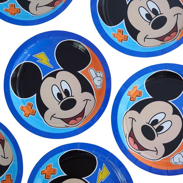 Plato-para-Fiesta-Mickey-Mouse-Smile-x-10