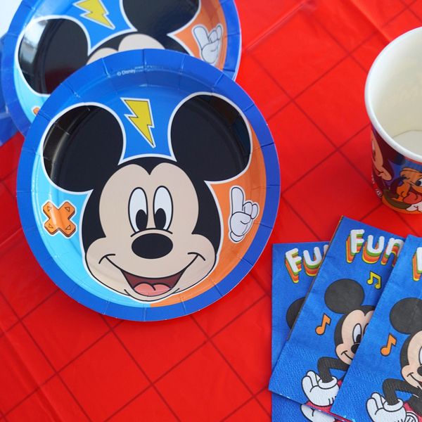 Plato-para-Fiesta-Mickey-Mouse-Smile-x-10