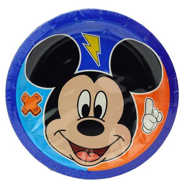 Plato-para-Fiesta-Mickey-Mouse-Smile-x-10