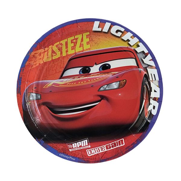 Plato-para-Fiesta-Cars-Rayo-McQueen-x-10