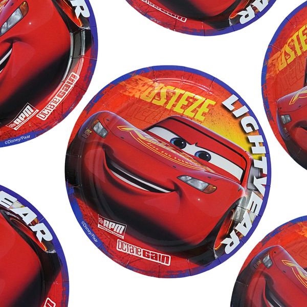 Plato-para-Fiesta-Cars-Rayo-McQueen-x-10