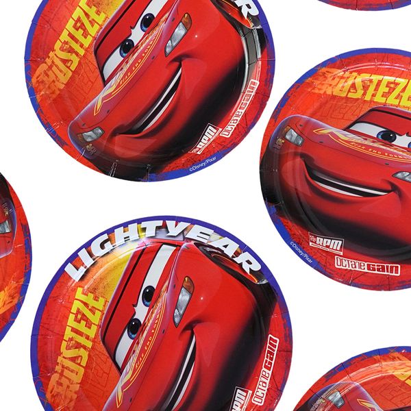Plato-para-Fiesta-Cars-Rayo-McQueen-x-10