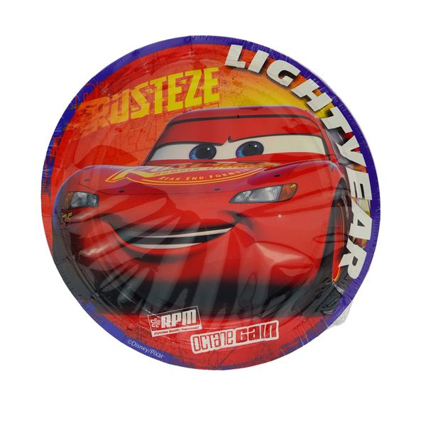 Plato-para-Fiesta-Cars-Rayo-McQueen-x-10
