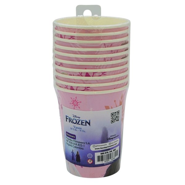 Vaso-para-Fiesta-Frozen-II-Anna-Elsa-y-Kristoff-x-10