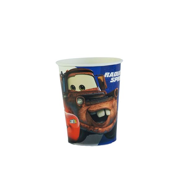 Vaso-para-Fiesta-Cars-Rayo-McQueen-y-Mate-x-10
