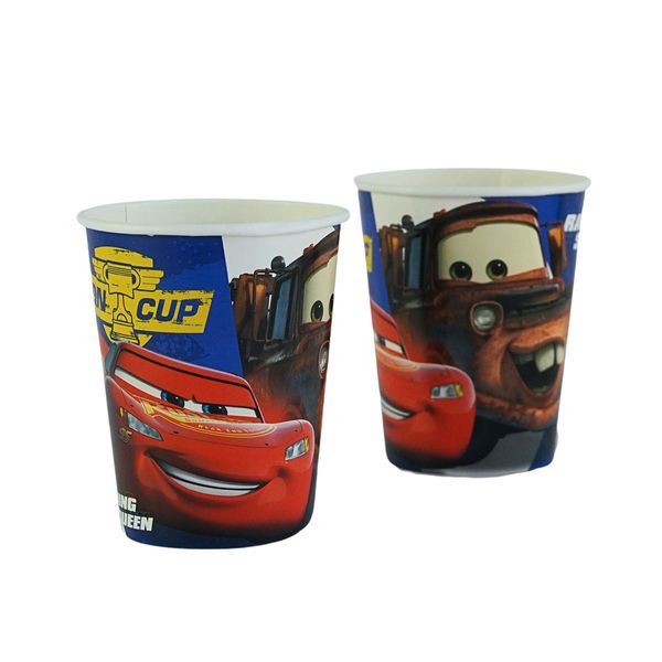 Vaso-para-Fiesta-Cars-Rayo-McQueen-y-Mate-x-10