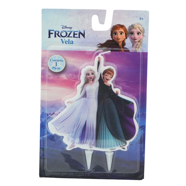 Vela-de-Cumpleaños-Frozen-II-Anna-y-Elsa