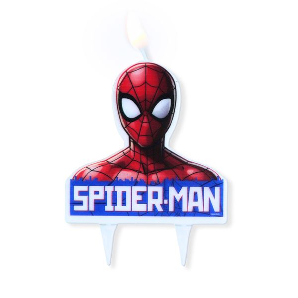 Vela-de-Cumpleaños-Spiderman-in-Front
