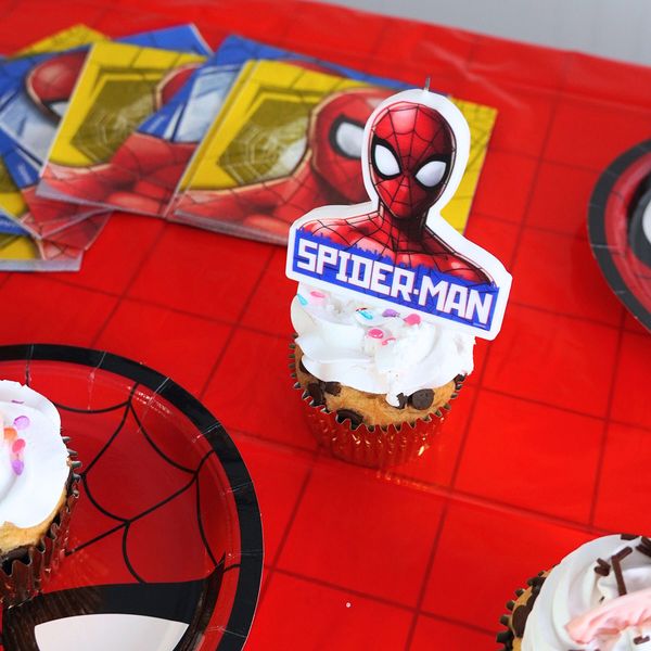 Vela-de-Cumpleaños-Spiderman-in-Front