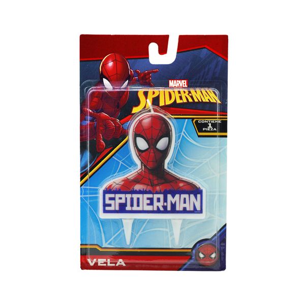 Vela-de-Cumpleaños-Spiderman-in-Front