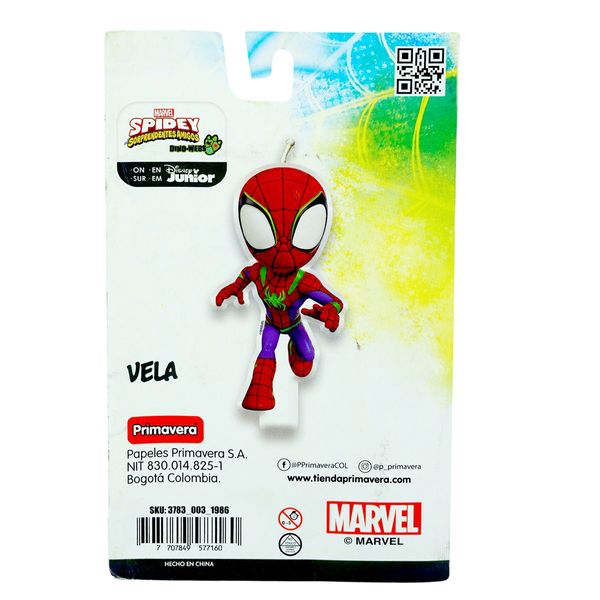 Vela-de-Cumpleaños-Spidey-in-Action Vela-de-Cumpleaños-Spidey-in-Action