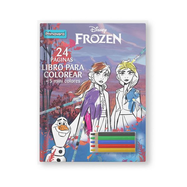 Libro-para-Colorear---5-Mini-Colores-Frozen-II-Anna-Elsa-y-Olaf