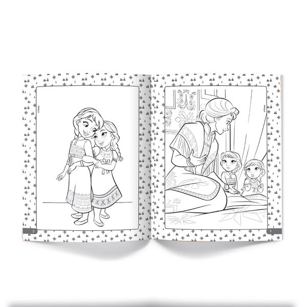 Libro-para-Colorear---5-Mini-Colores-Frozen-II-Anna-Elsa-y-Olaf