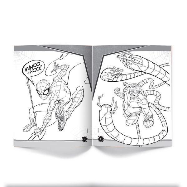 Libro-para-Colorear---5-Mini-Colores-Spiderman-in-Action