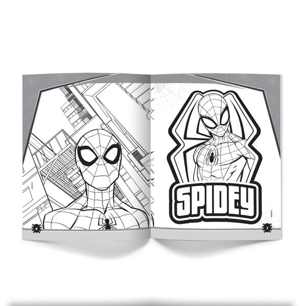Libro-para-Colorear---5-Mini-Colores-Spiderman-in-Action