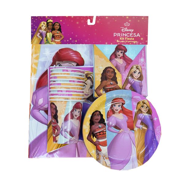 Kit-Linea-Fiesta-Princesas-Moana-Ariel-y-Rapunzel