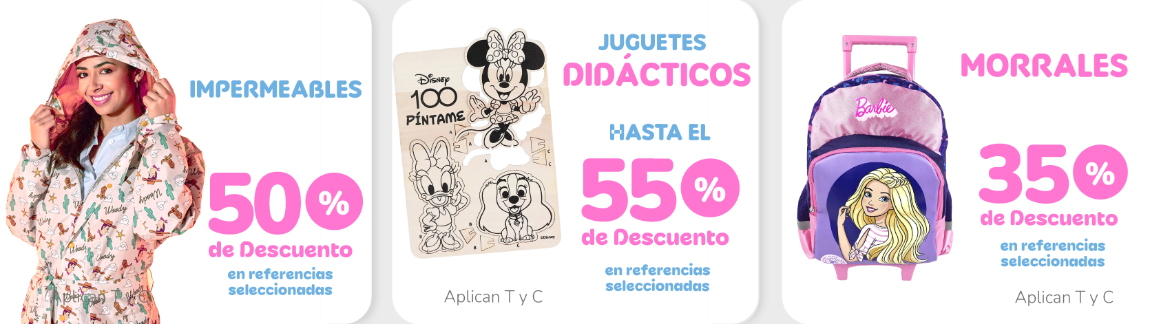 Aviso Promocional Impermeables - Didacticos - Morrales - Mayo