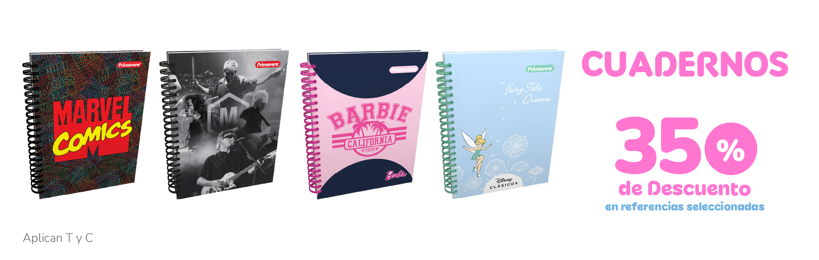 Cuadernos 35%
