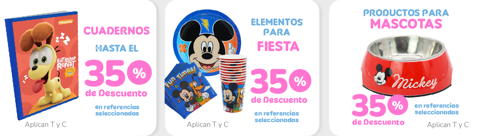 Cuadernos - Fiesta - Mascotas - Junio