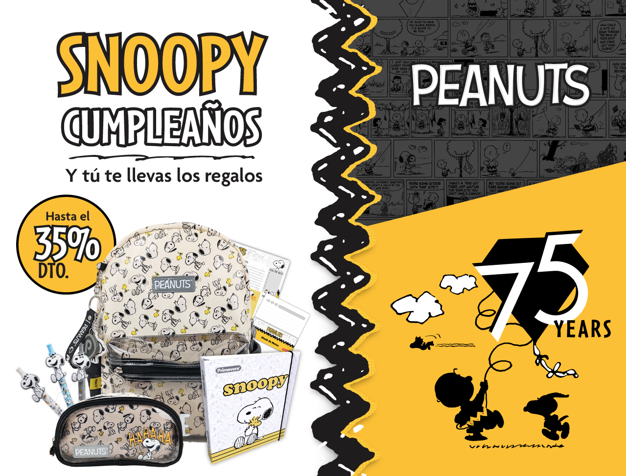 Cumpleaños Snoopy - Movil