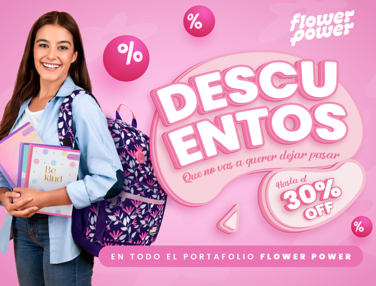 Descuentos Flower Power - Movil