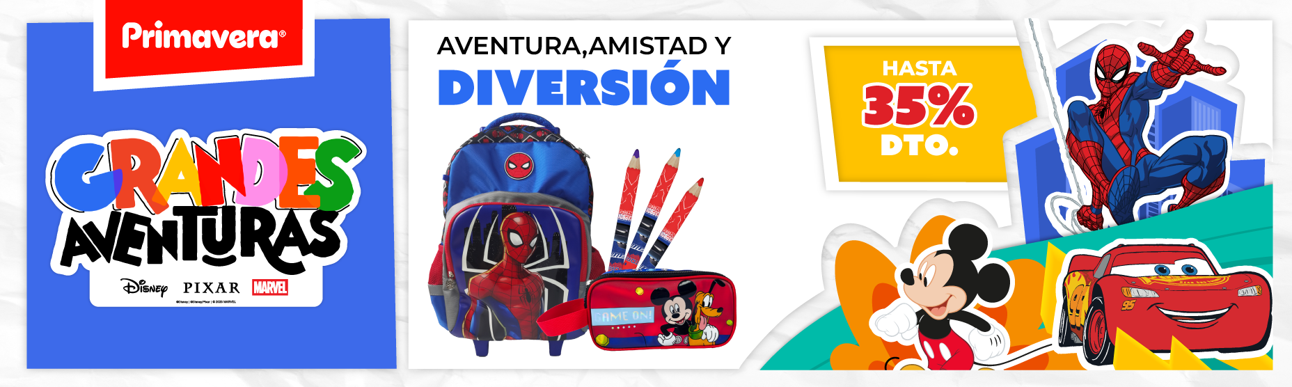 Promo Septiembre Disney - Marvel
