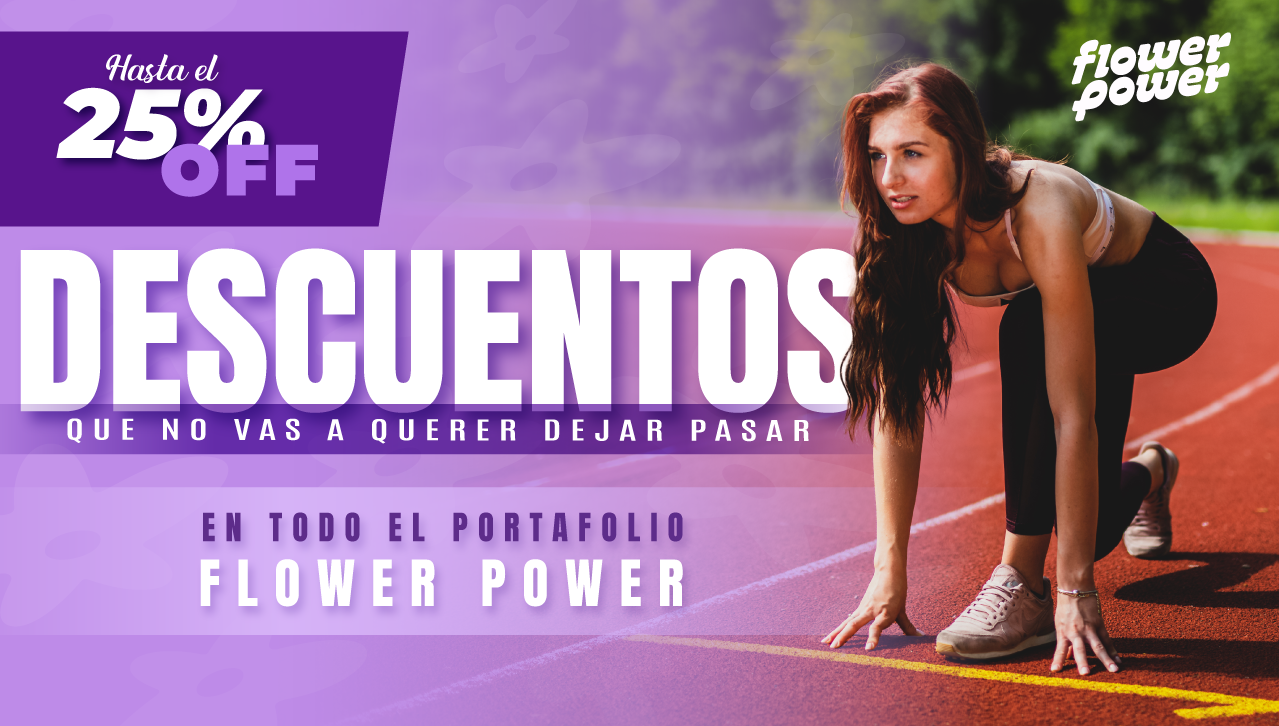 Descuento Carrera Flower Power - Movil