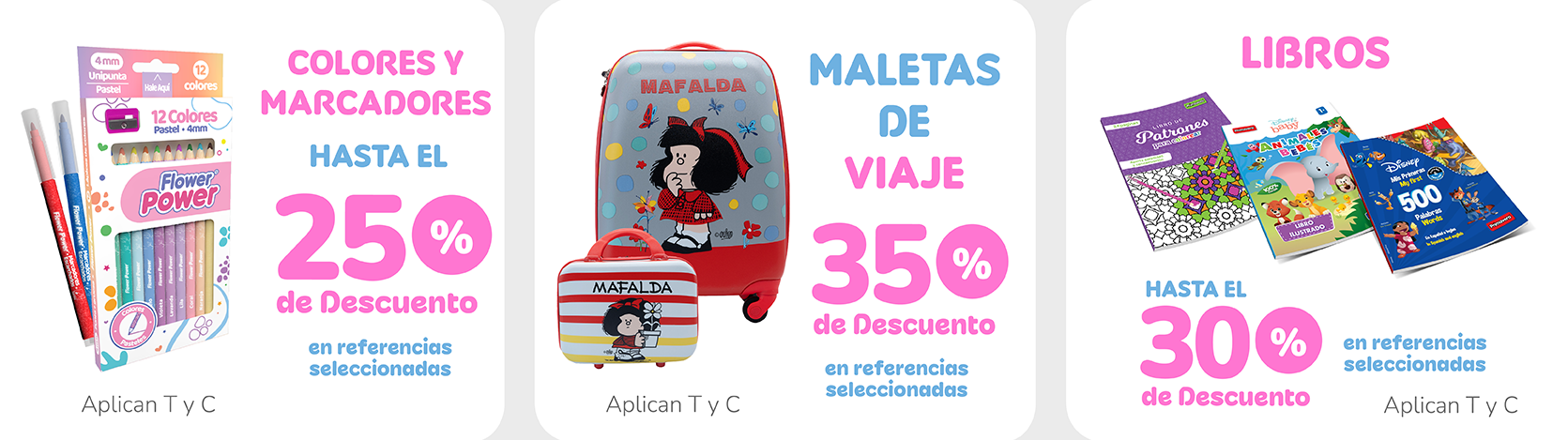 Colores - Maletas - Libros - Septiembre